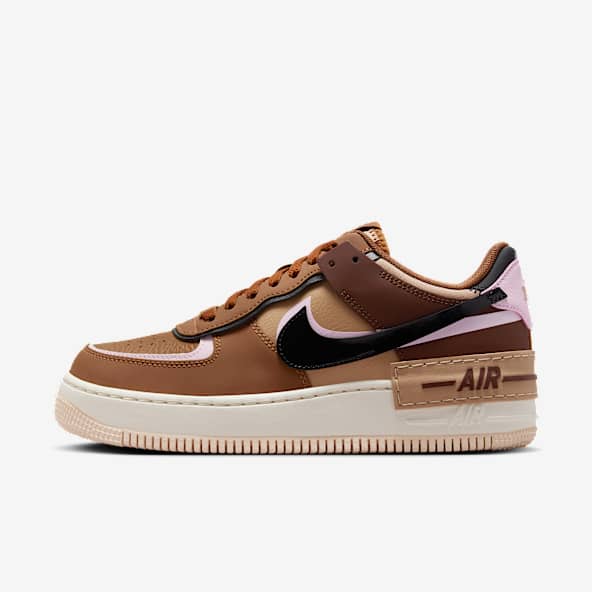 Brown Air Force 1 Footwear. Nike FR